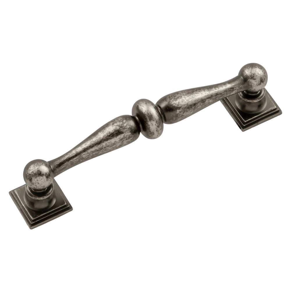 Hickory Hardware HH74637-BNV Somerset Collection Pull 3-3/4 Inch (96mm) Center to Center Black Nickel Vibed Finish