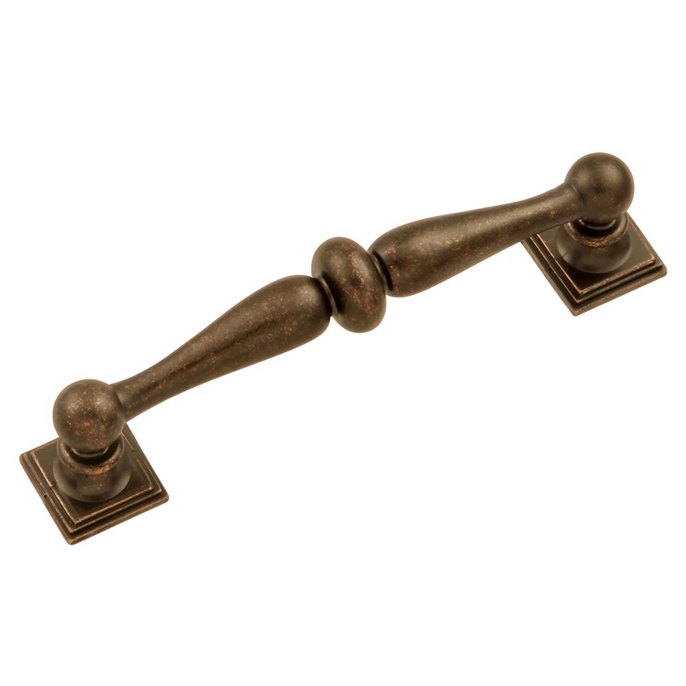 Hickory Hardware HH74637-DAC Somerset Collection Pull 3-3/4 Inch (96mm) Center to Center Dark Antique Copper Finish