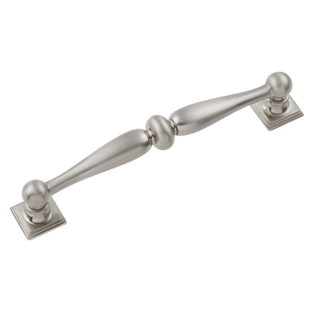 Hickory Hardware HH74638-SN Somerset Collection Pull 5-1/16 Inch (128mm) Center to Center Satin Nickel Finish