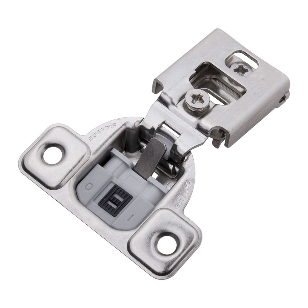 Hickory Hardware HH74716-14 Soft-Close Hinges Collection Hinge Soft-Close Face Frame (2 Pack) Polished Nickel Finish