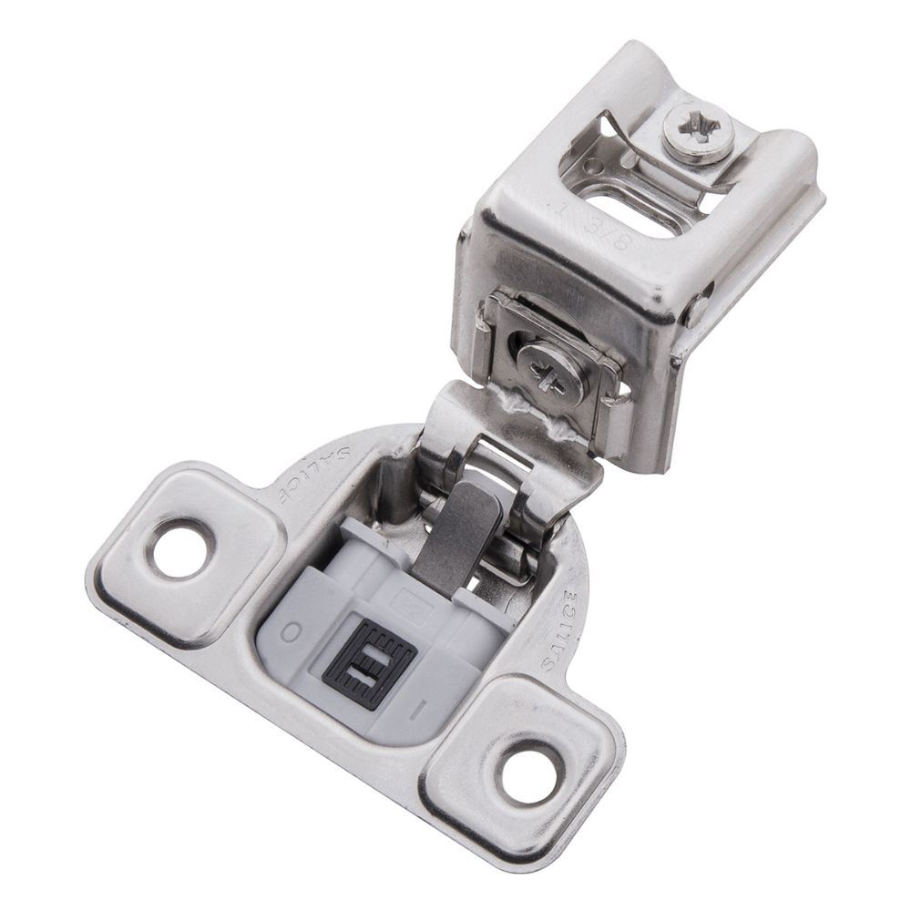 Hickory Hardware HH74719-14 Soft-Close Hinges Collection Hinge Soft-Close Face Frame (2 Pack) Polished Nickel Finish