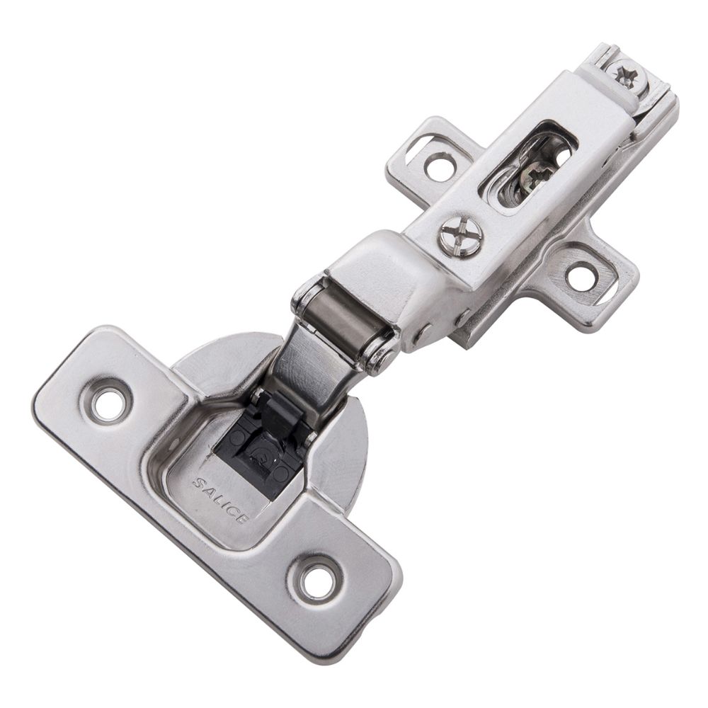 Hickory Hardware HH74722-14 Soft-Close Hinges Collection Hinge Soft-Close Faceless (2 Pack) Polished Nickel Finish