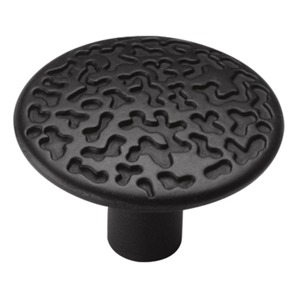 Hickory Hardware P102-CB Southwest Lodge Collection Knob 1-1/16 Inch Diameter Colonial Black Finish
