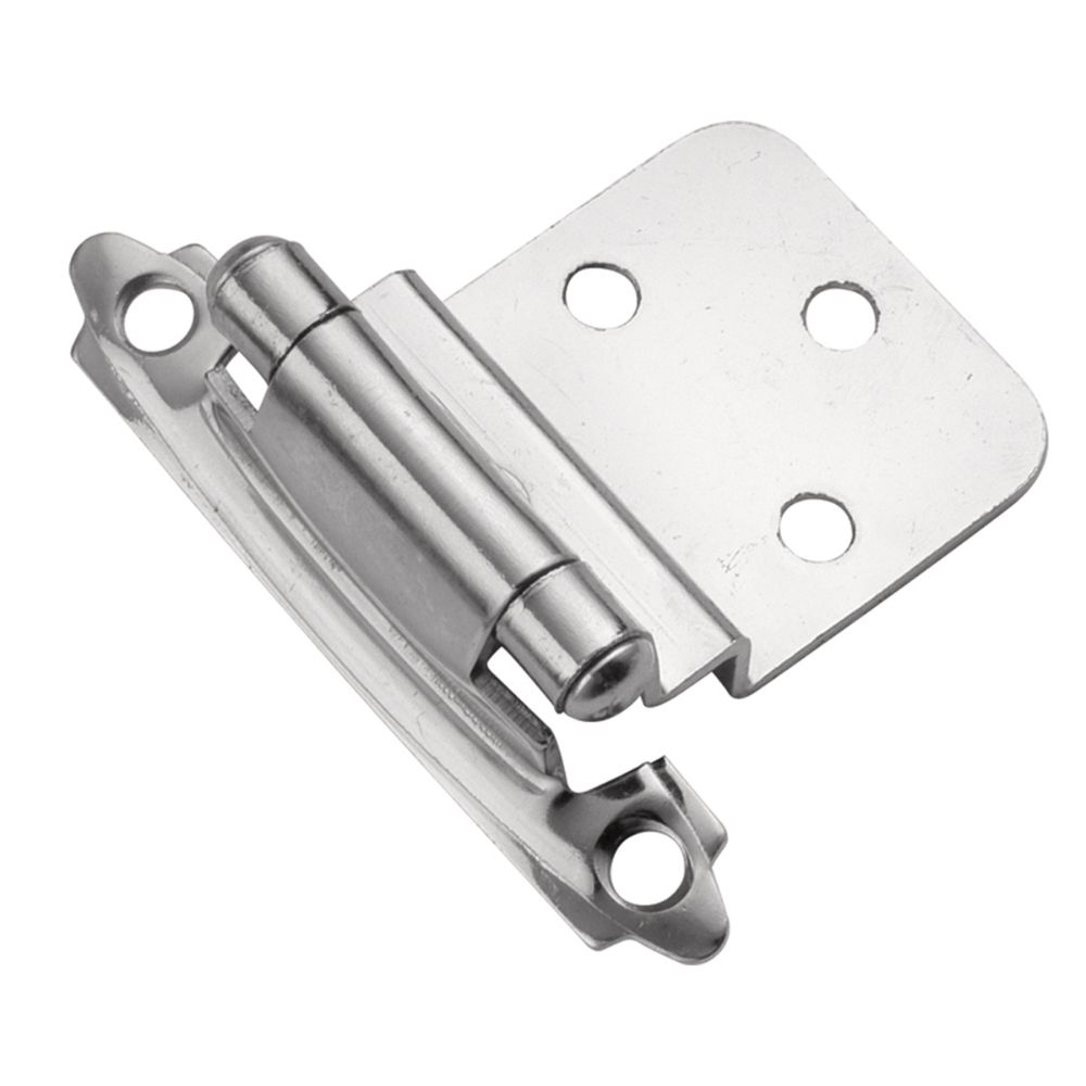 Hickory Hardware P143-26 Surface Self-Closing Collection Hinge SurFace Self Close (2 Pack) Chrome Finish