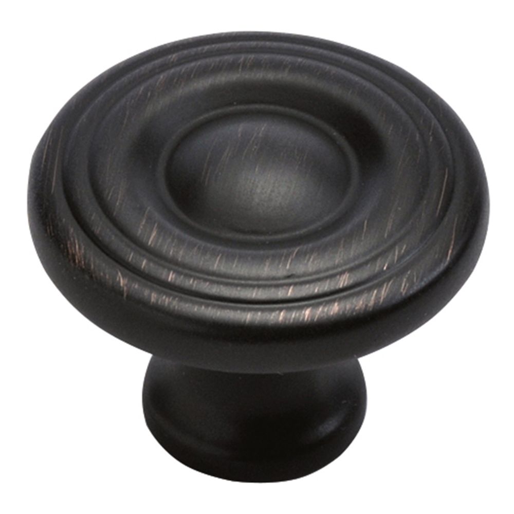 Hickory Hardware P14402-VB Conquest Collection Knob 1-3/16 Inch Diameter Vintage Bronze Finish