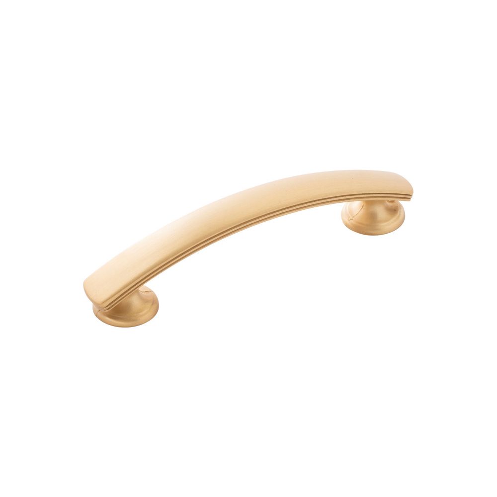 Hickory Hardware P2141-BGB American Diner Collection Pull 3-3/4 Inch (96mm) Center to Center Brushed Golden Brass Finish