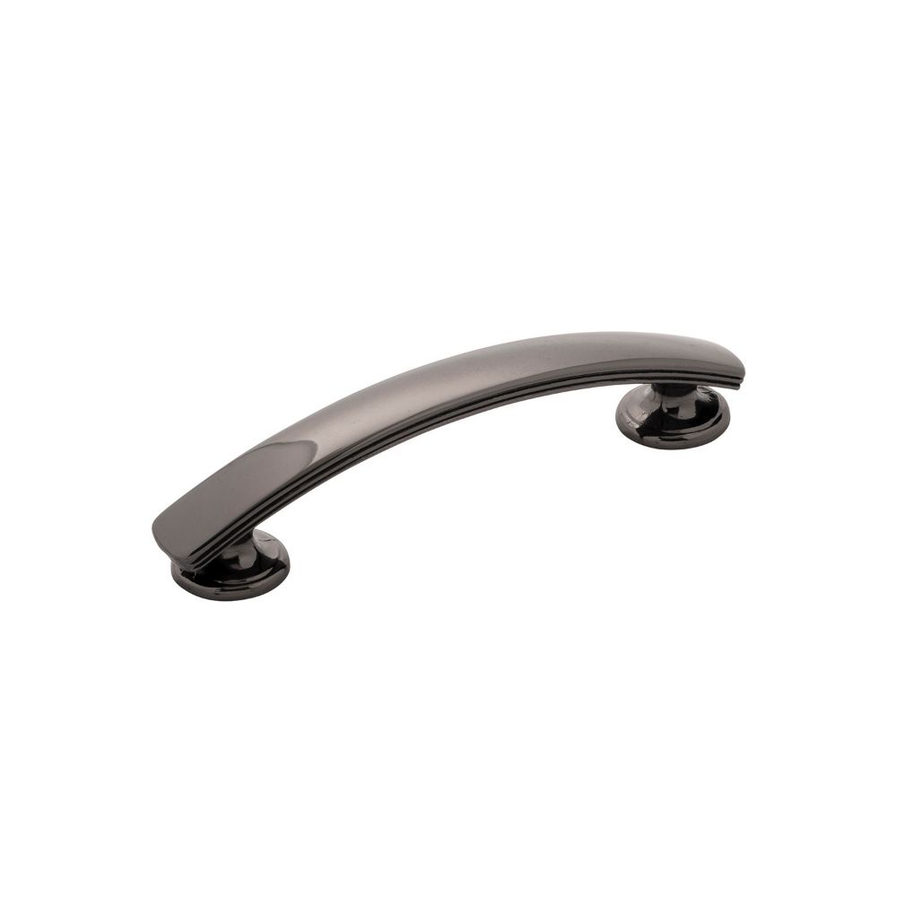 Hickory Hardware P2141-BLN American Diner Collection Pull 3-3/4 Inch (96mm) Center to Center Black Nickel Finish