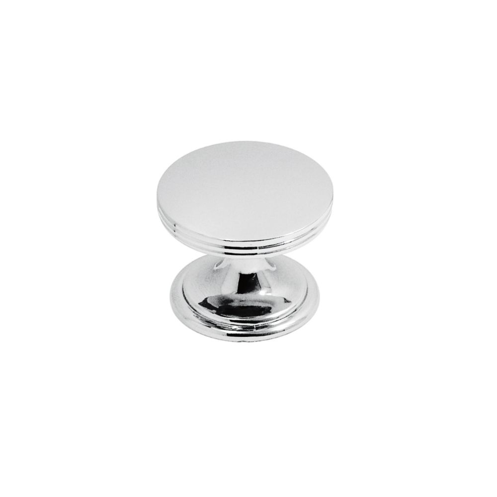 Hickory Hardware P2142-CH-10B American Diner Collection Knob 1-3/8 Inch Diameter Chrome Finish (10 Pack)