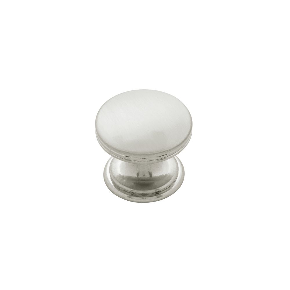 Hickory Hardware P2142-SN American Diner Collection Knob 1-3/8 Inch Diameter Satin Nickel Finish