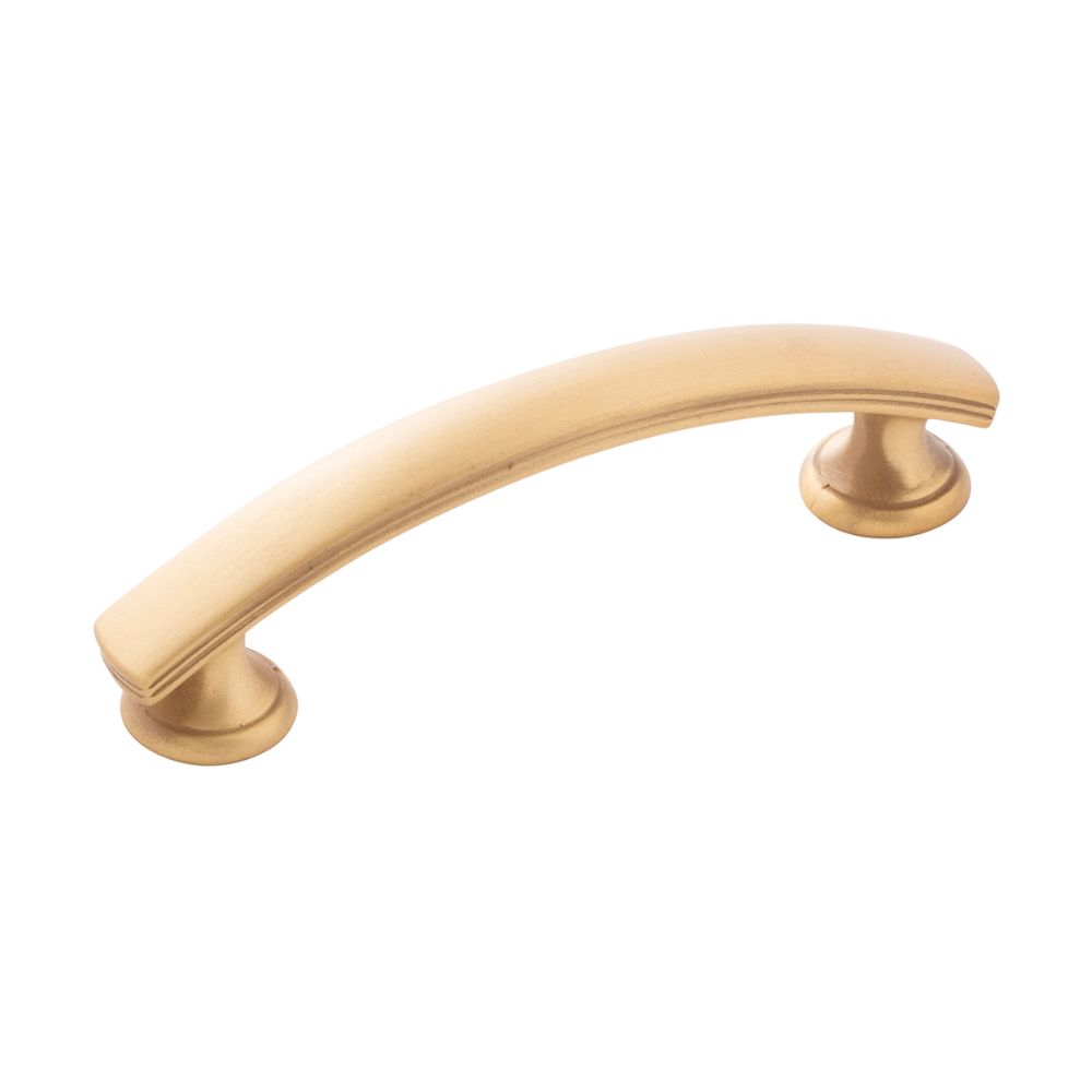 Hickory Hardware P2143-BGB American Diner Collection Pull 3 Inch Center to Center Brushed Golden Brass Finish