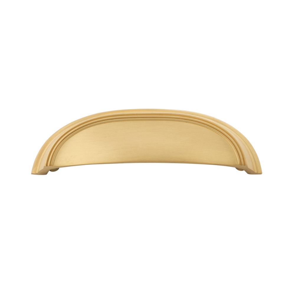 Hickory Hardware P2144-BGB American Diner Collection Cup Pull 3 Inch & 3-3/4 Inch (96mm) Center to Center Brushed Golden Brass Finish