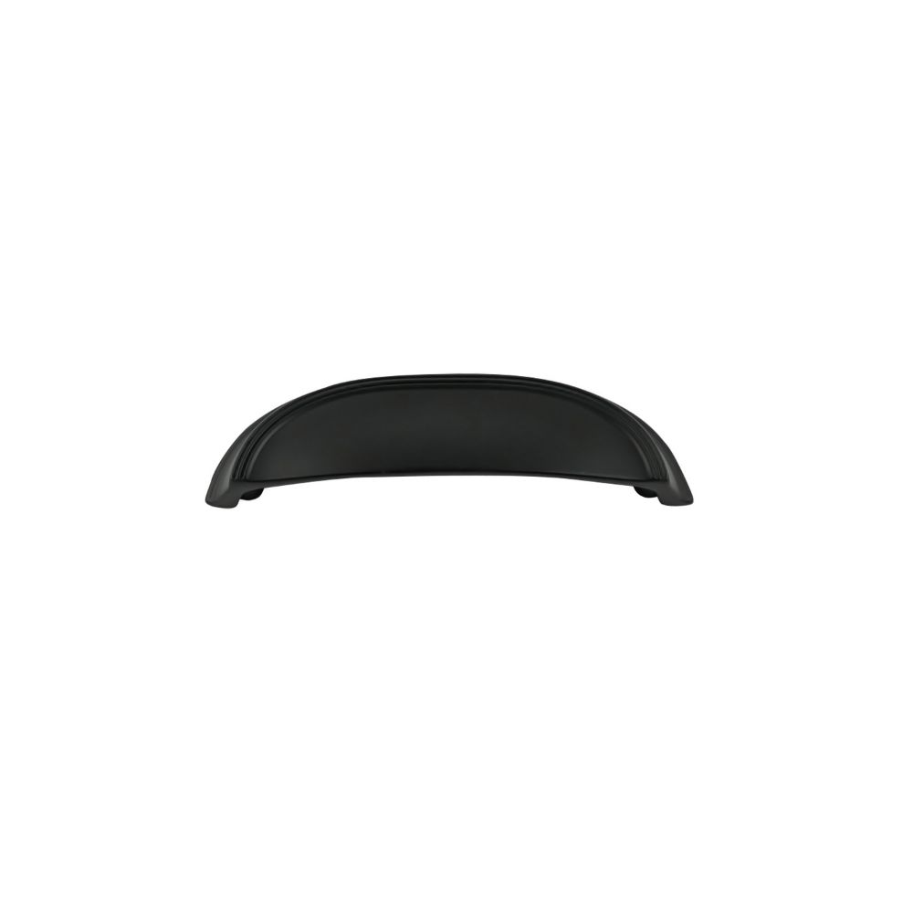 Hickory Hardware P2144-MB American Diner Cup Pull, 3" & 96mm C/c in Matte Black