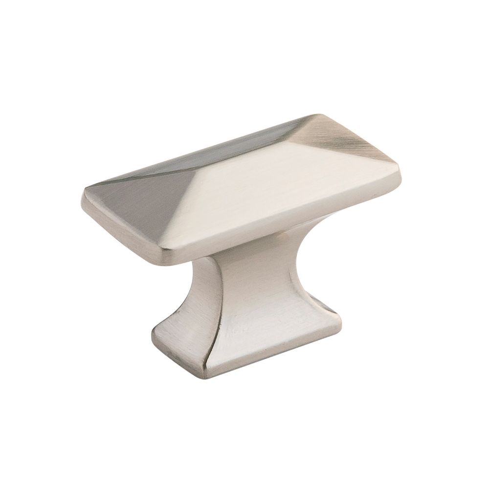 Hickory Hardware P2150-SN Bungalow Collection Knob 1-1/4 Inch X 11/16 Inch Satin Nickel Finish