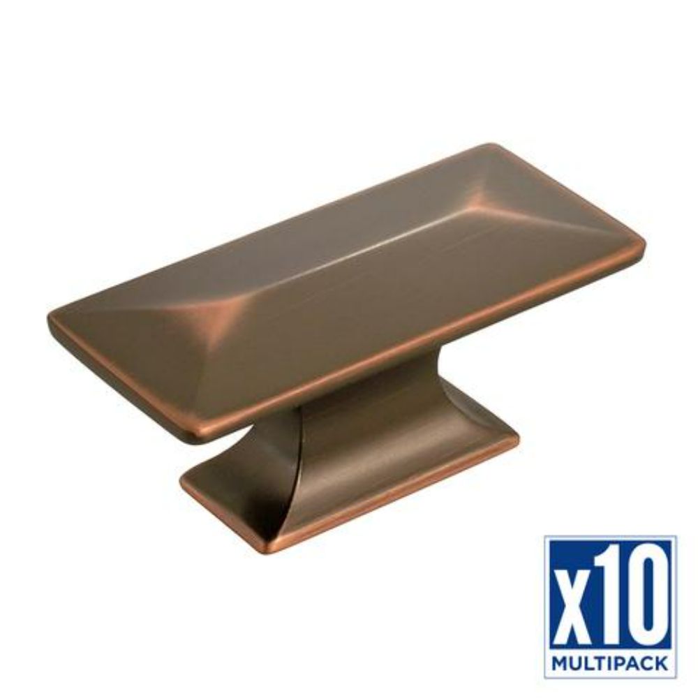 Hickory Hardware P2152-OBH-10B Knob, 2-5/16" X 1-1/16" in Oil Rubbed Bronze Highlight