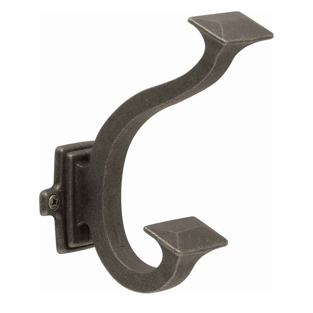 Hickory Hardware P2155-WOA Bungalow Collection Signature Hook 1-1/2 Inch Center to Center Windover Antique Finish