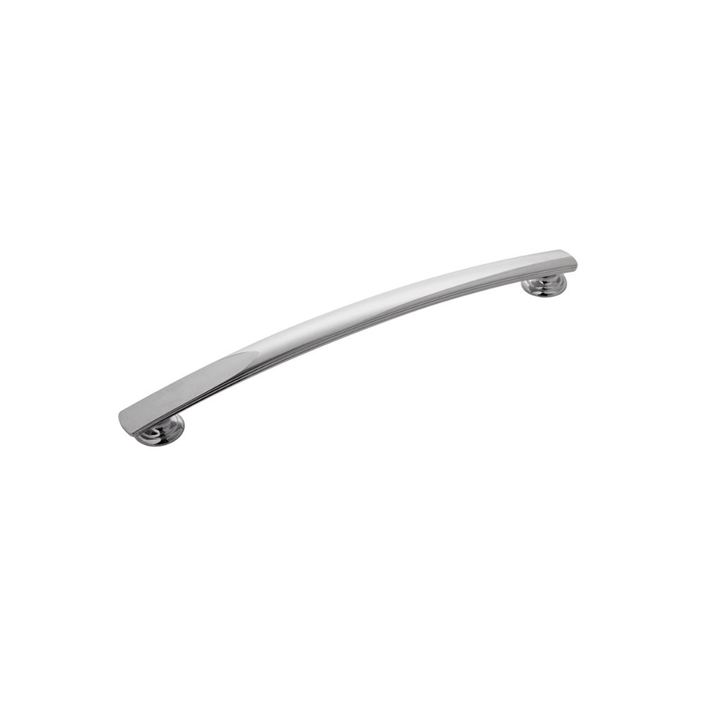 Hickory Hardware P2157-CH American Diner Collection Pull 7-9/16 Inch (192mm) Center to Center Chrome Finish
