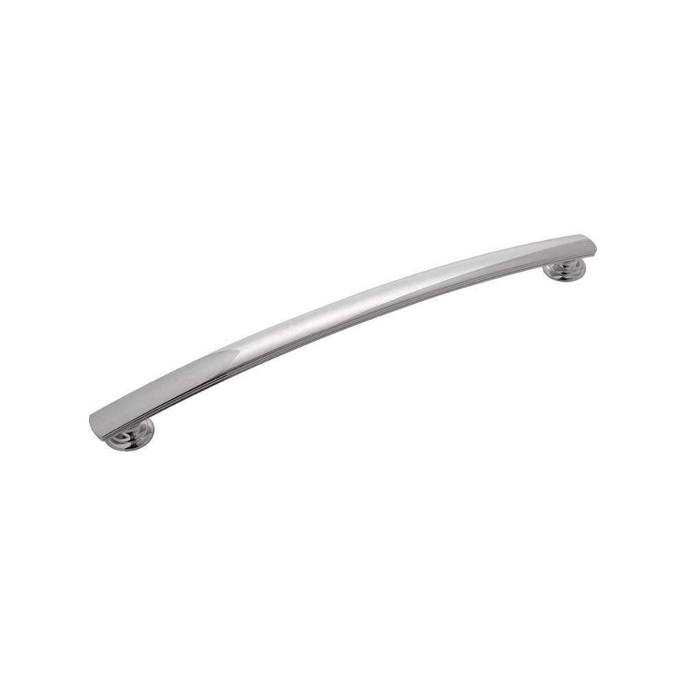 Hickory Hardware P2158-CH American Diner Collection Pull 8-13/16 Inch (224mm) Center to Center Chrome Finish