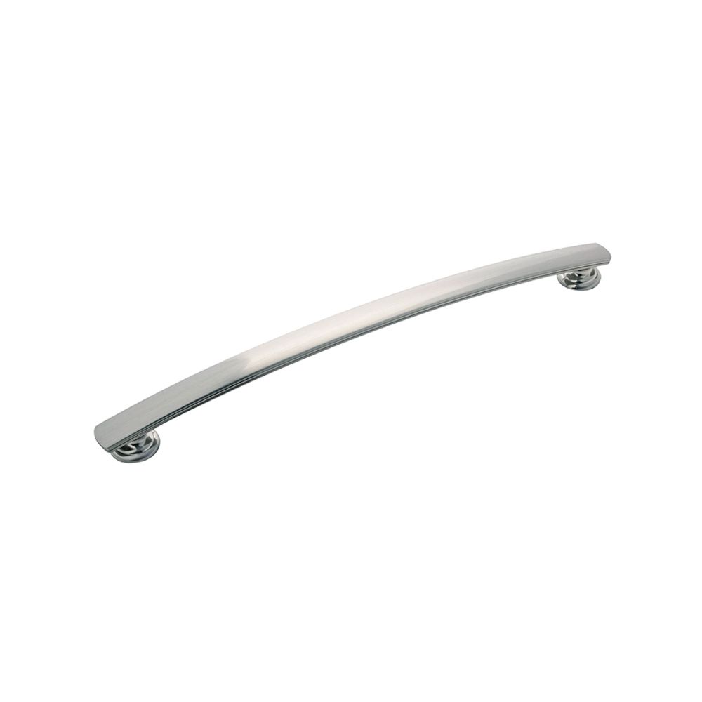 Hickory Hardware P2158-SN American Diner Collection Pull 8-13/16 Inch (224mm) Center to Center Satin Nickel Finish