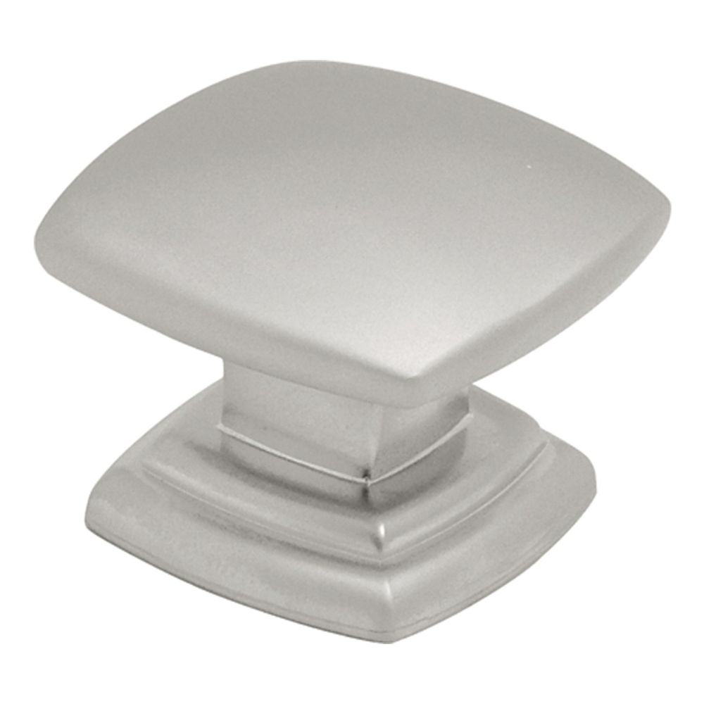 Hickory Hardware P2163-PN Euro-Contemporary Collection Knob 1-1/2 Inch Diameter Pearl Nickel Finish