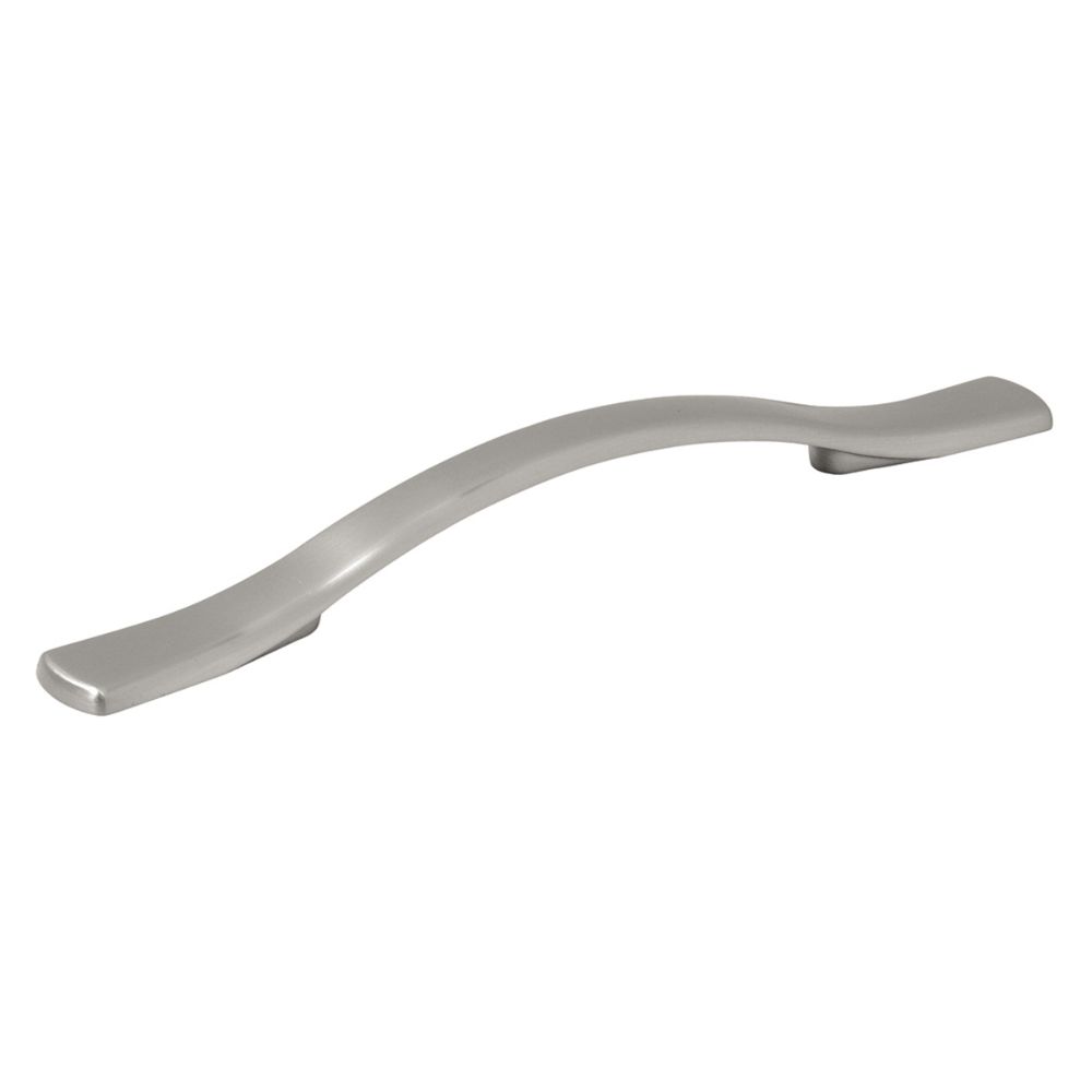 Hickory Hardware P2165-SN Euro-Contemporary Collection Pull 5-1/16 Inch (128mm) Center to Center Satin Nickel Finish