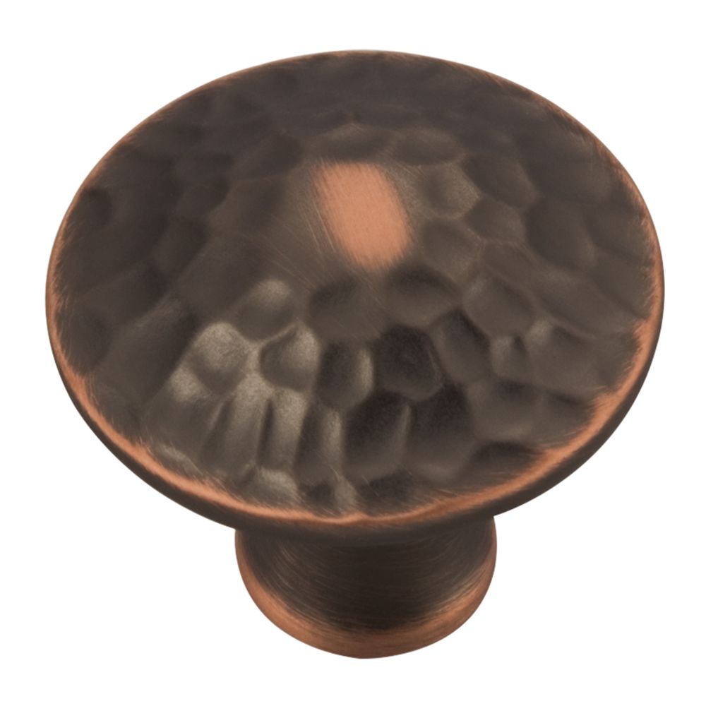 Hickory Hardware P2170-OBH Craftsman Collection Knob 1-1/4 Inch Diameter Oil-Rubbed Bronze Highlighted Finish