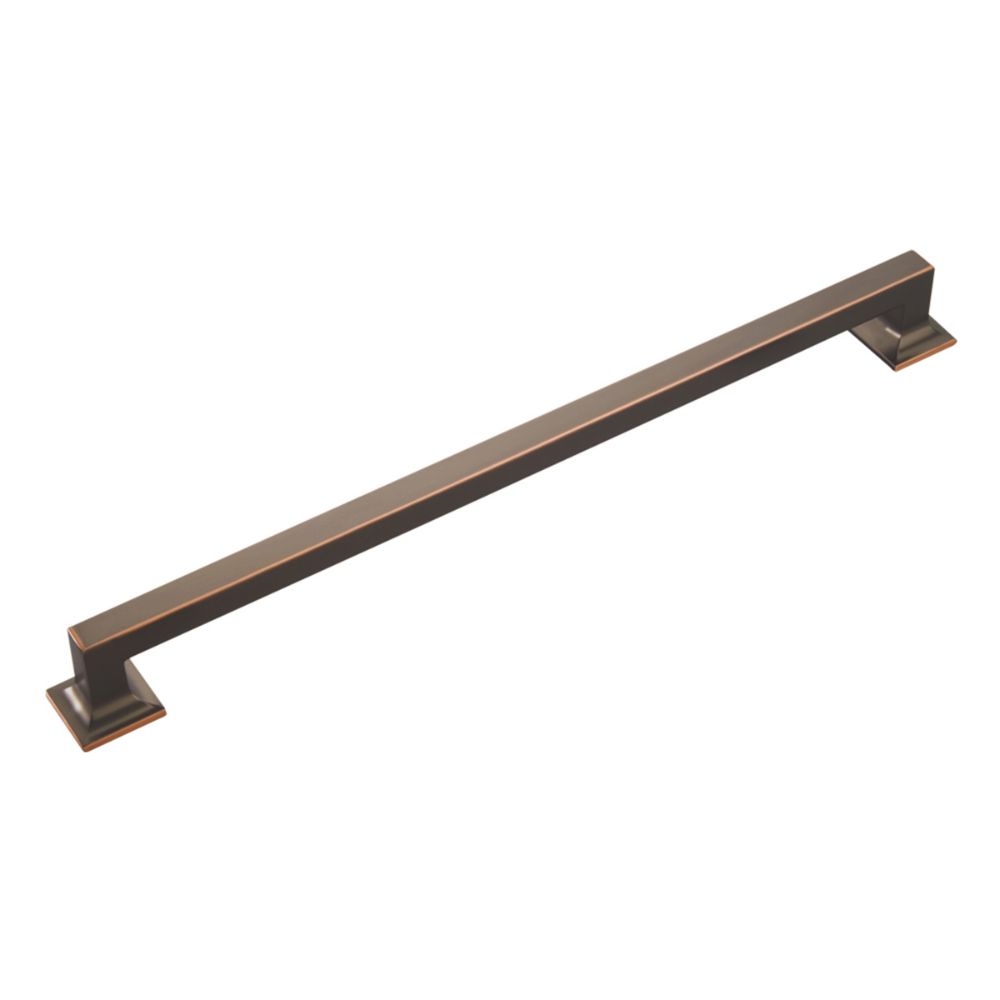 Hickory Hardware P2279-OBH 18" Studio Collection Appliance Pulls Highlighted Oil Rubbed Bronze Appliance Pull