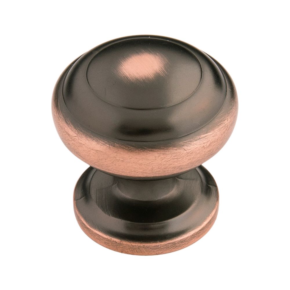 Hickory Hardware P2283-OBH Zephyr Collection Knob 1-1/4 Inch Diameter Oil-Rubbed Bronze Highlighted Finish