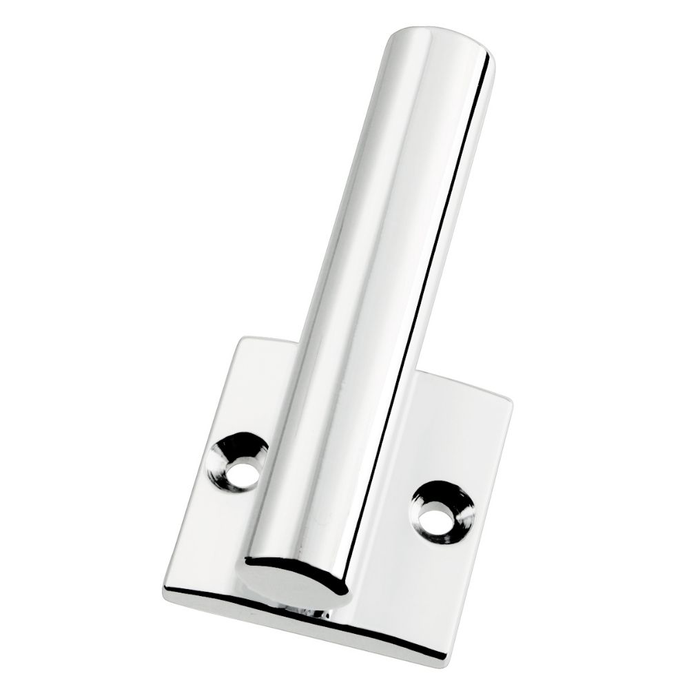 Hickory Hardware P25021-CH Hooks Collection Coat Hook Single 7/8 Inch Center to Center Chrome Finish