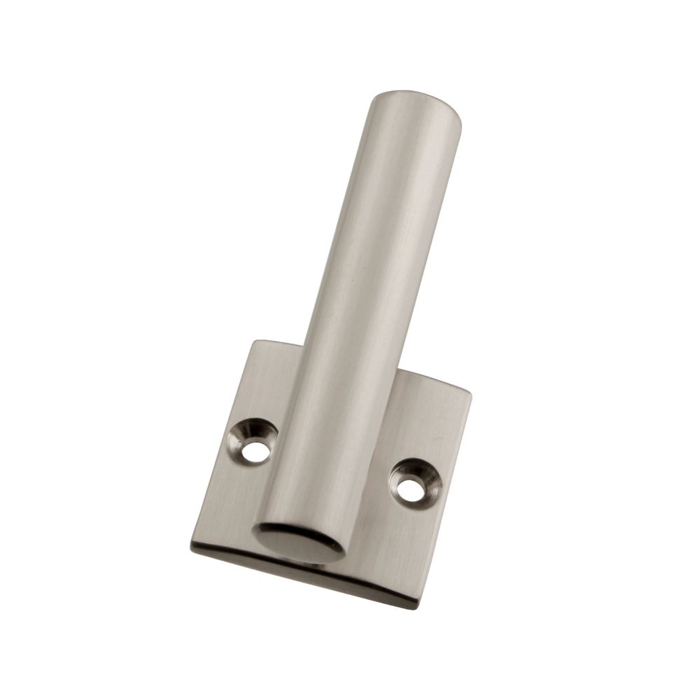 Hickory Hardware P25021-SN Hooks Collection Coat Hook Single 7/8 Inch Center to Center Satin Nickel Finish