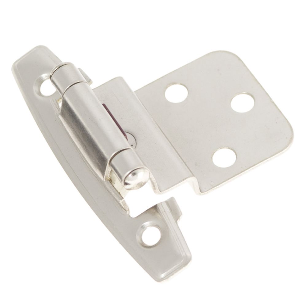 Hickory Hardware P295-SN Surface Self-Closing Collection Hinge SurFace Self Close (2 Pack) Satin Nickel Finish