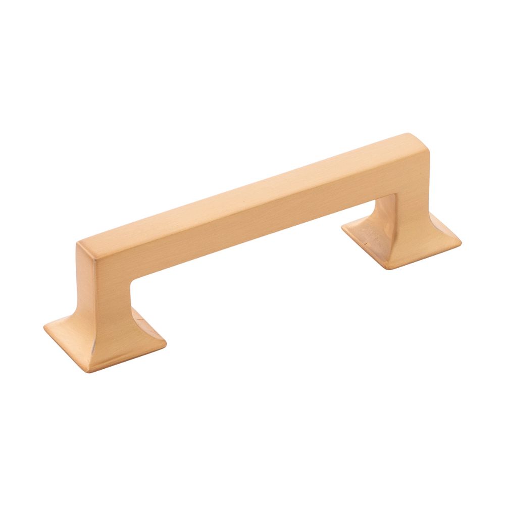 Hickory Hardware P3011-BGB Studio Collection Pull 3-3/4 Inch (96mm) Center to Center Brushed Golden Brass Finish
