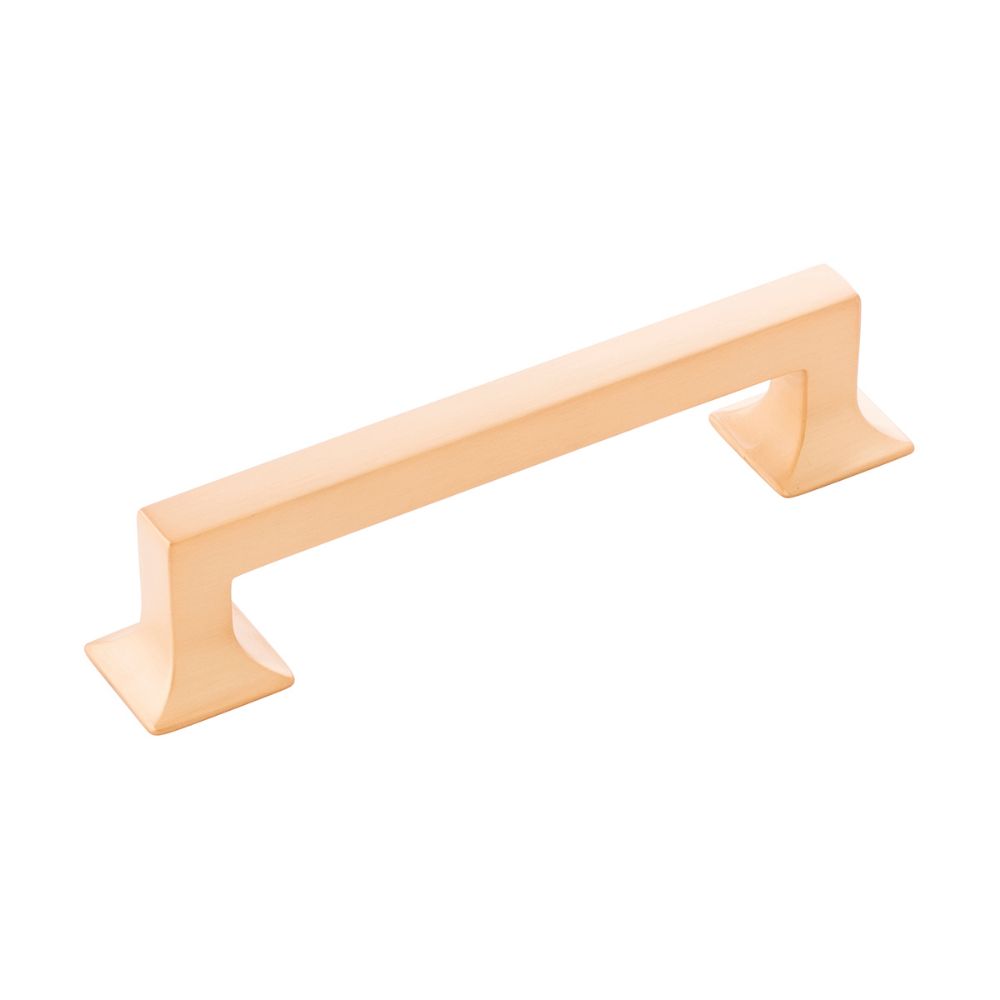 Hickory Hardware P3012-BGB Studio Collection Pull 5-1/16 Inch (128mm) Center to Center Brushed Golden Brass Finish
