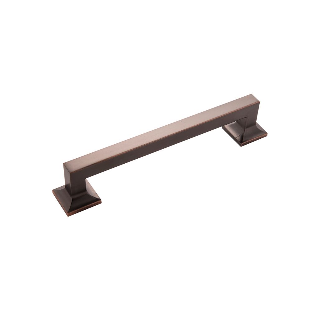 Hickory Hardware P3018-OBH Studio Collection Pull 6-5/16 Inch (160mm) Center to Center Oil-Rubbed Bronze Highlighted Finish