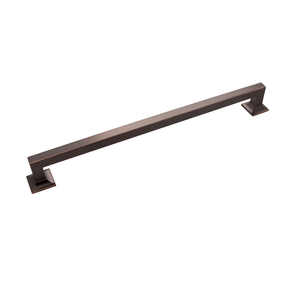 Hickory Hardware P3027-OBH Studio Collection Pull 12 Inch Center to Center Oil-Rubbed Bronze Highlighted Finish