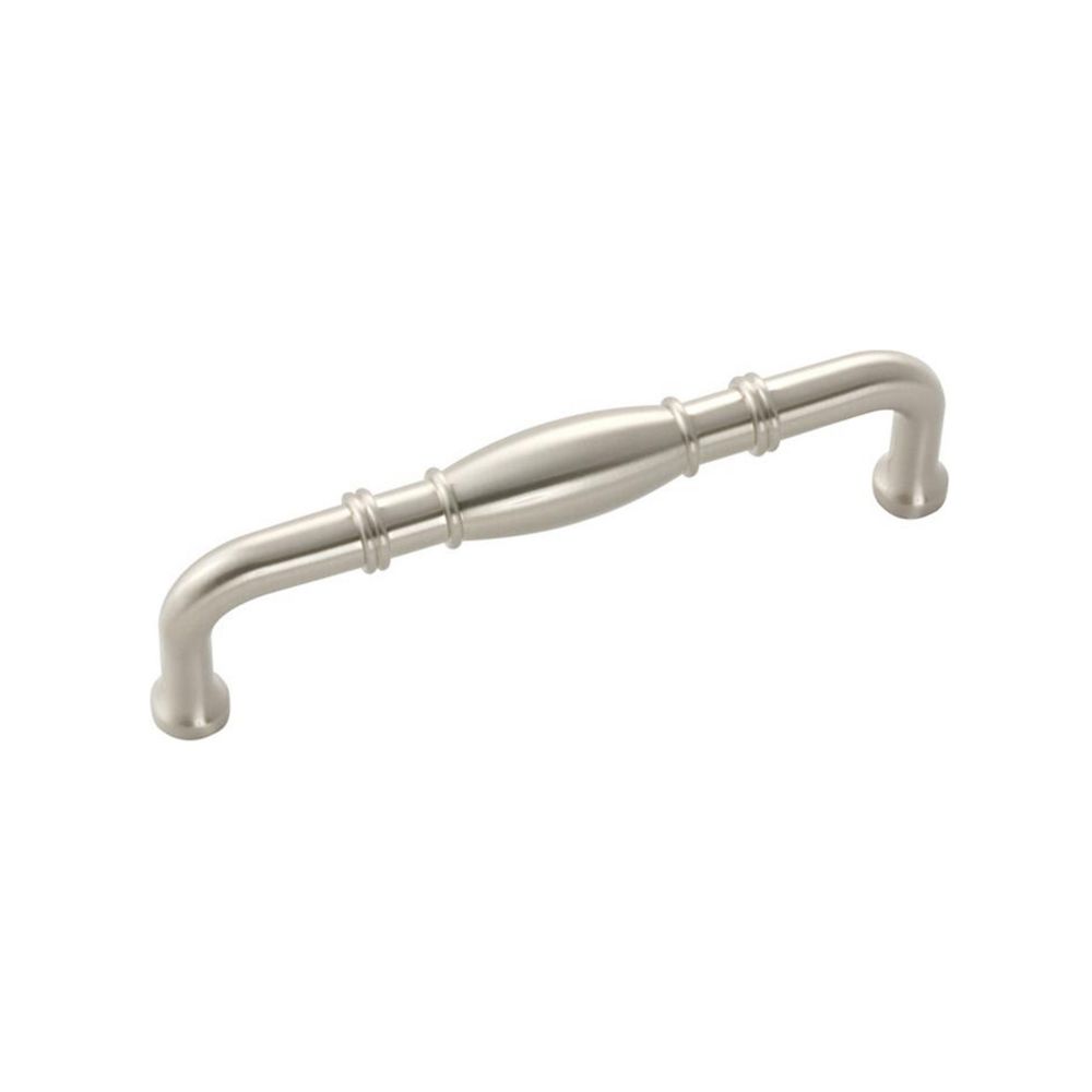 Hickory Hardware P3051-15 Williamsburg Collection Pull 3-3/4 Inch (96mm) Center to Center Satin Nickel Finish