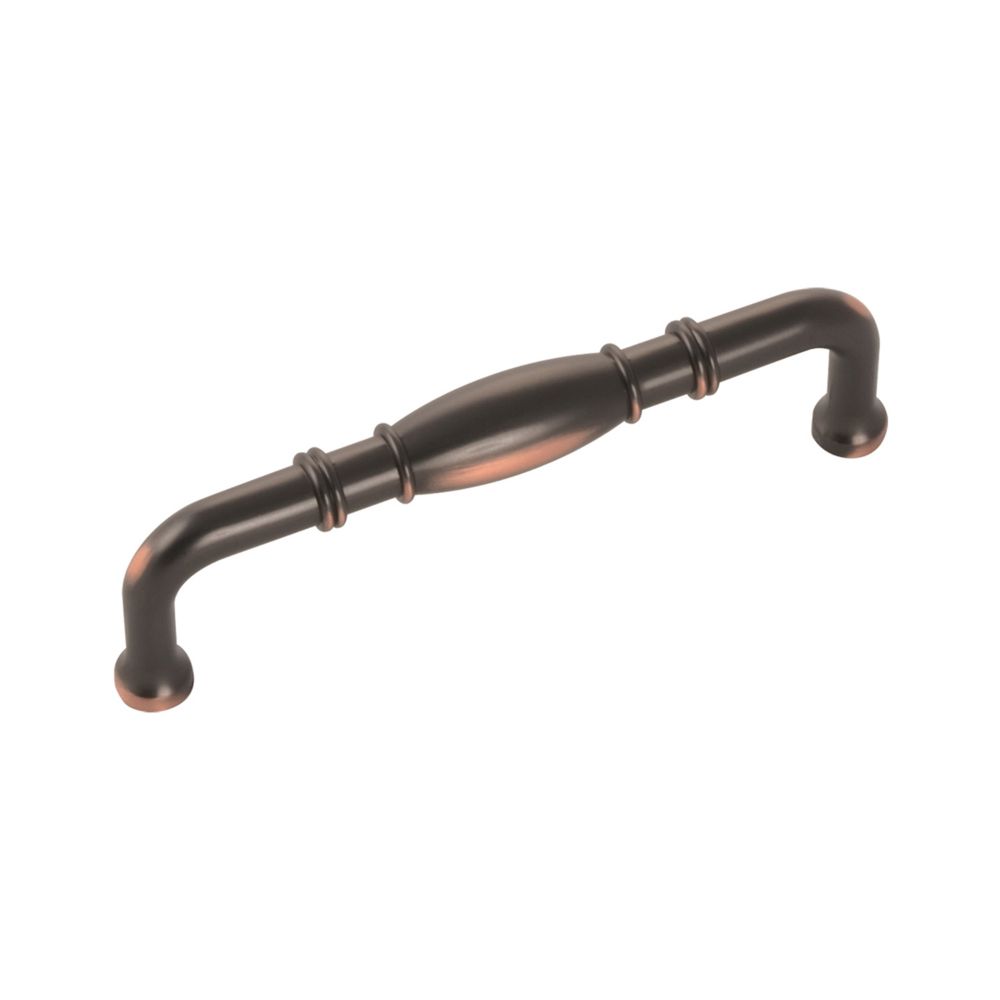 Hickory Hardware P3051-OBH Williamsburg Collection Pull 3-3/4 Inch (96mm) Center to Center Oil-Rubbed Bronze Highlighted Finish