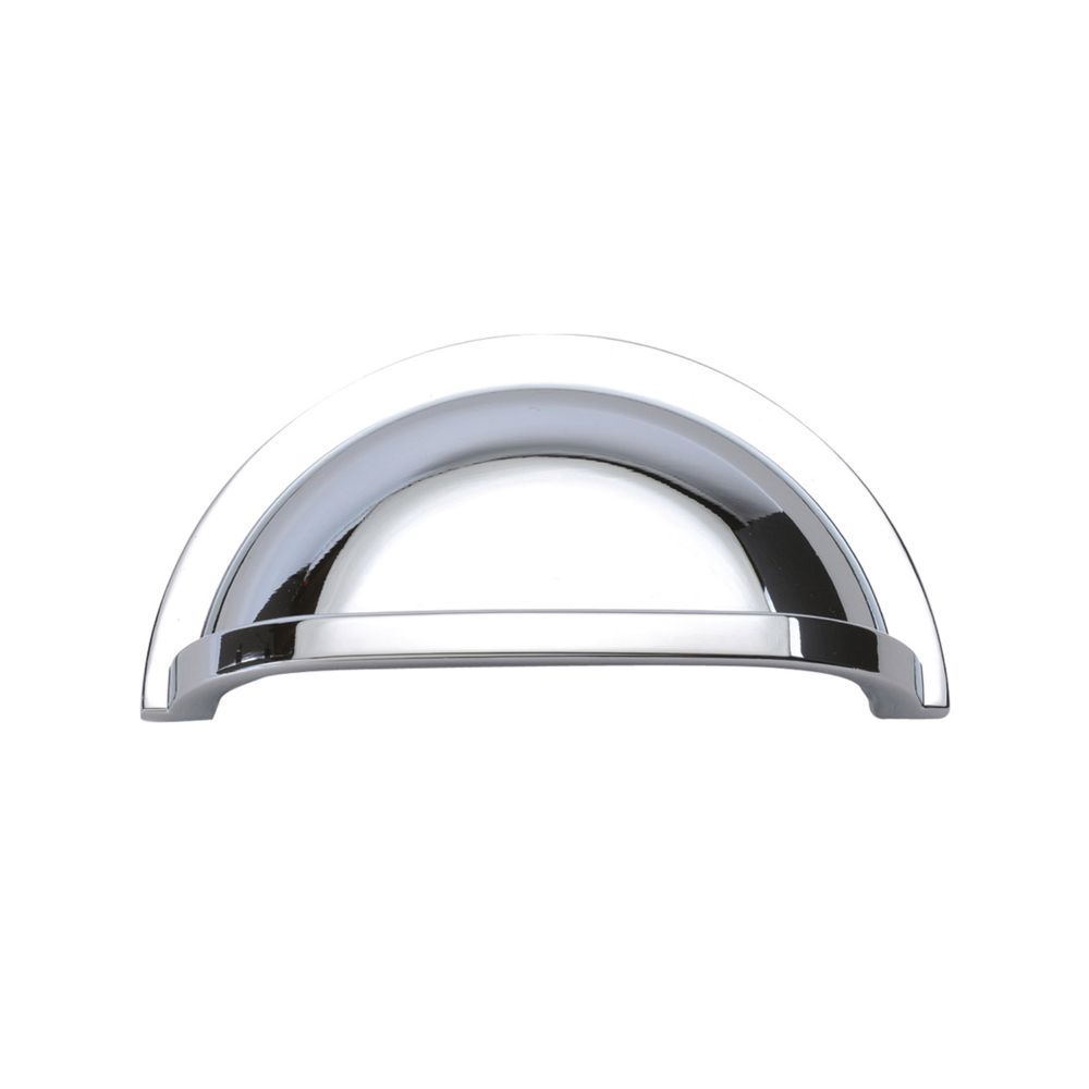 Hickory Hardware P3055-CH Williamsburg Collection Cup Pull 3 Inch Center to Center Chrome Finish