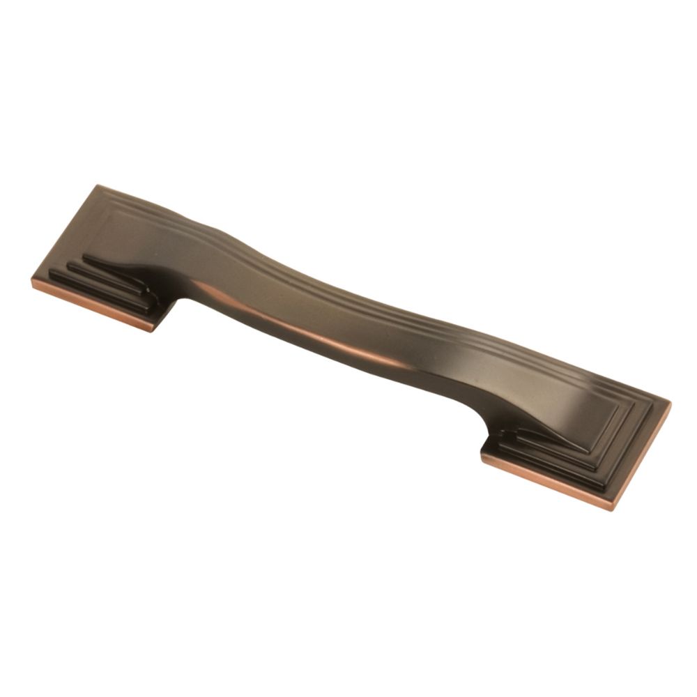 Hickory Hardware P3100-OBH Deco Collection Pull 3-1/2 Inch Center to Center Oil-Rubbed Bronze Highlighted Finish