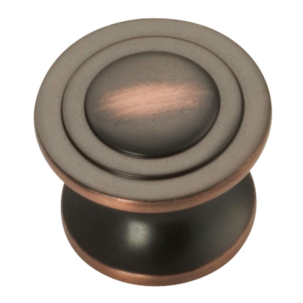 Hickory Hardware P3101-OBH Deco Collection Knob 1-1/4 Inch Diameter Oil-Rubbed Bronze Highlighted Finish