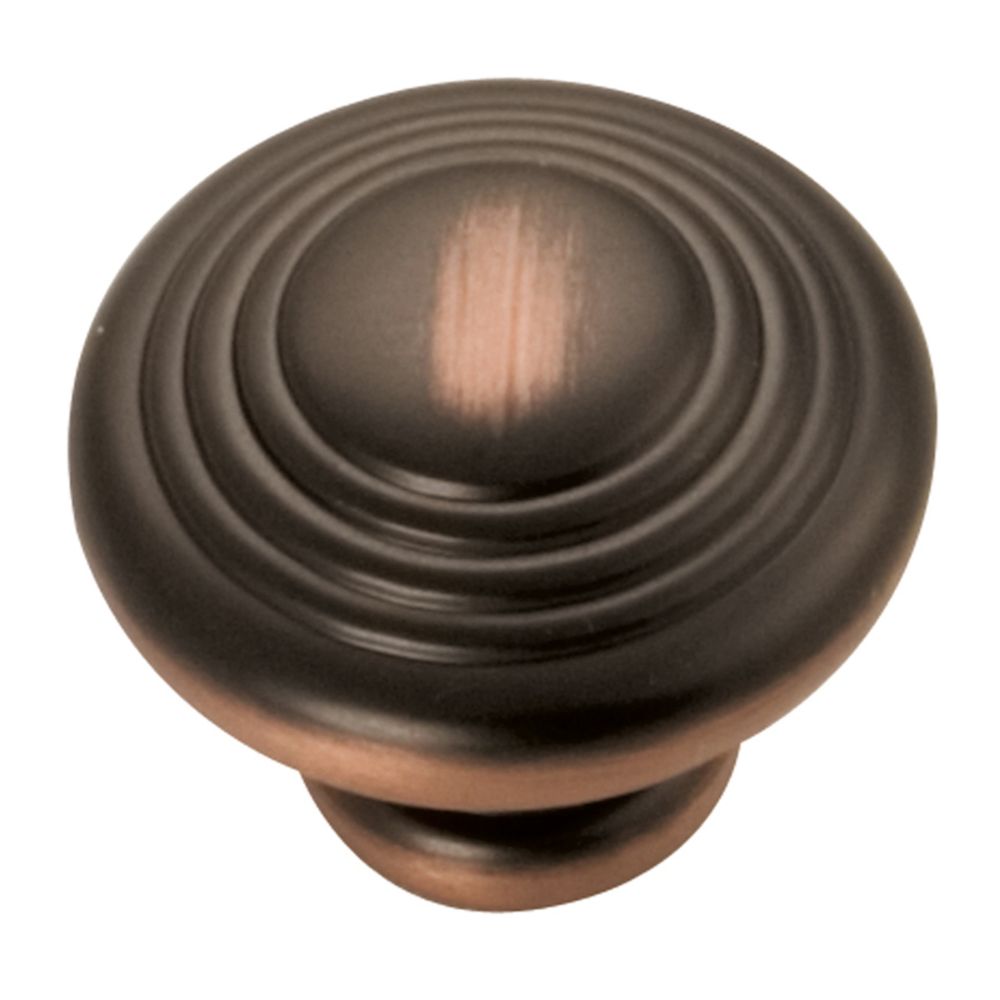 Hickory Hardware P3103-OBH Deco Collection Knob 1-1/4 Inch Diameter Oil-Rubbed Bronze Highlighted Finish