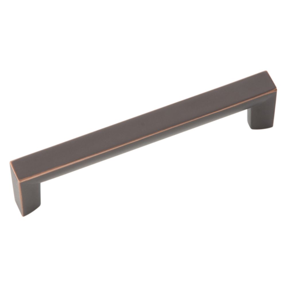 Hickory Hardware P3112-OBH Rotterdam Collection Pull 3-3/4 Inch (96mm) Center to Center Oil-Rubbed Bronze Highlighted Finish