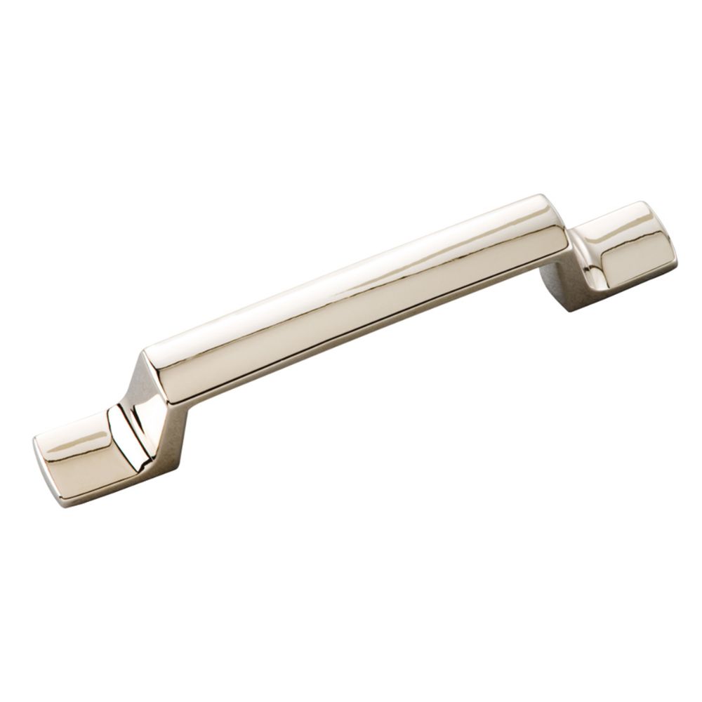Hickory Hardware P3113-14 Rotterdam Collection Pull 3 Inch Center to Center Polished Nickel Finish