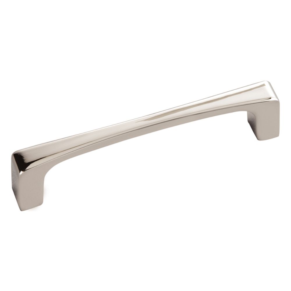 Hickory Hardware P3114-14 Rotterdam Collection Pull 3-3/4 Inch (96mm) Center to Center Polished Nickel Finish