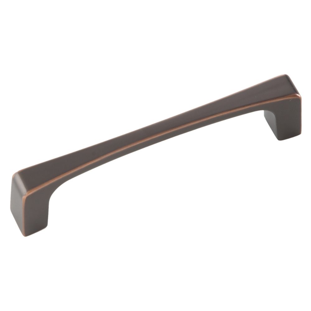 Hickory Hardware P3114-OBH Rotterdam Collection Pull 3-3/4 Inch (96mm) Center to Center Oil-Rubbed Bronze Highlighted Finish