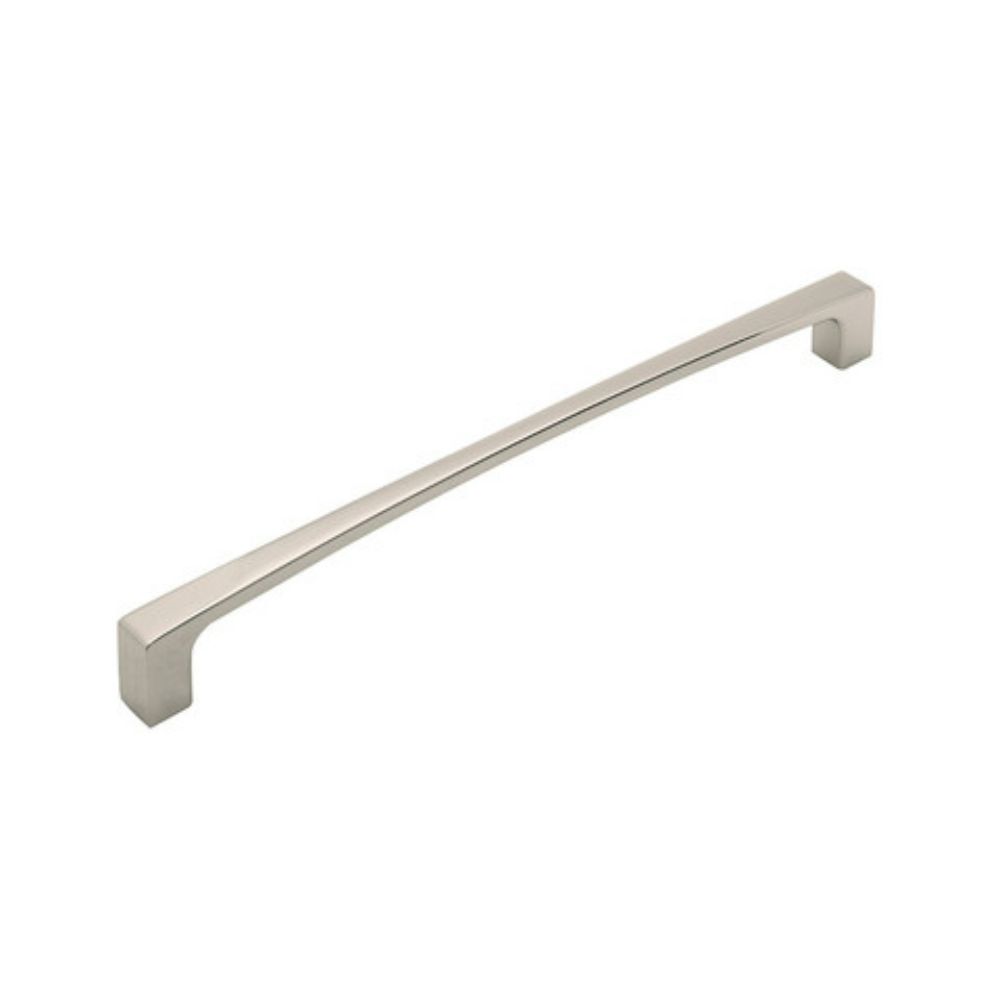 Hickory Hardware P3118-14 Rotterdam Collection Pull 8 Inch Center to Center Polished Nickel Finish