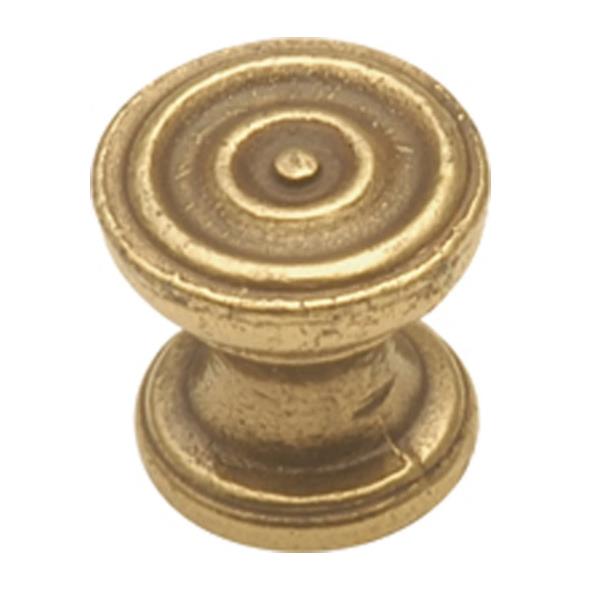 Hickory Hardware P318-LP Manor House Collection Knob 1/2 Inch Diameter Lancaster Hand Polished Finish