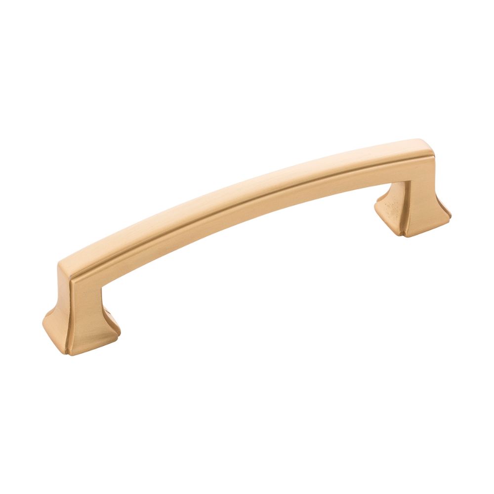 Hickory Hardware P3232-BGB Bridges Collection Pull 3-3/4 Inch (96mm) Center to Center Brushed Golden Brass Finish