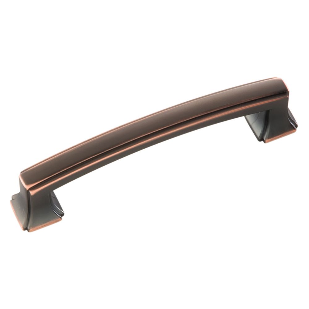 Hickory Hardware P3232-OBH-10B Bridges Collection Pull 3-3/4 Inch (96mm) Center to Center Oil-Rubbed Bronze Highlighted Finish (10 Pack)