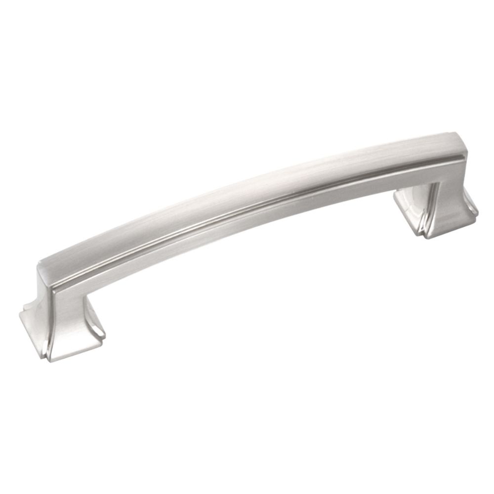 Hickory Hardware P3232-SN-10B Bridges Collection Pull 3-3/4 Inch (96mm) Satin Nickel Finish (10 Pack)