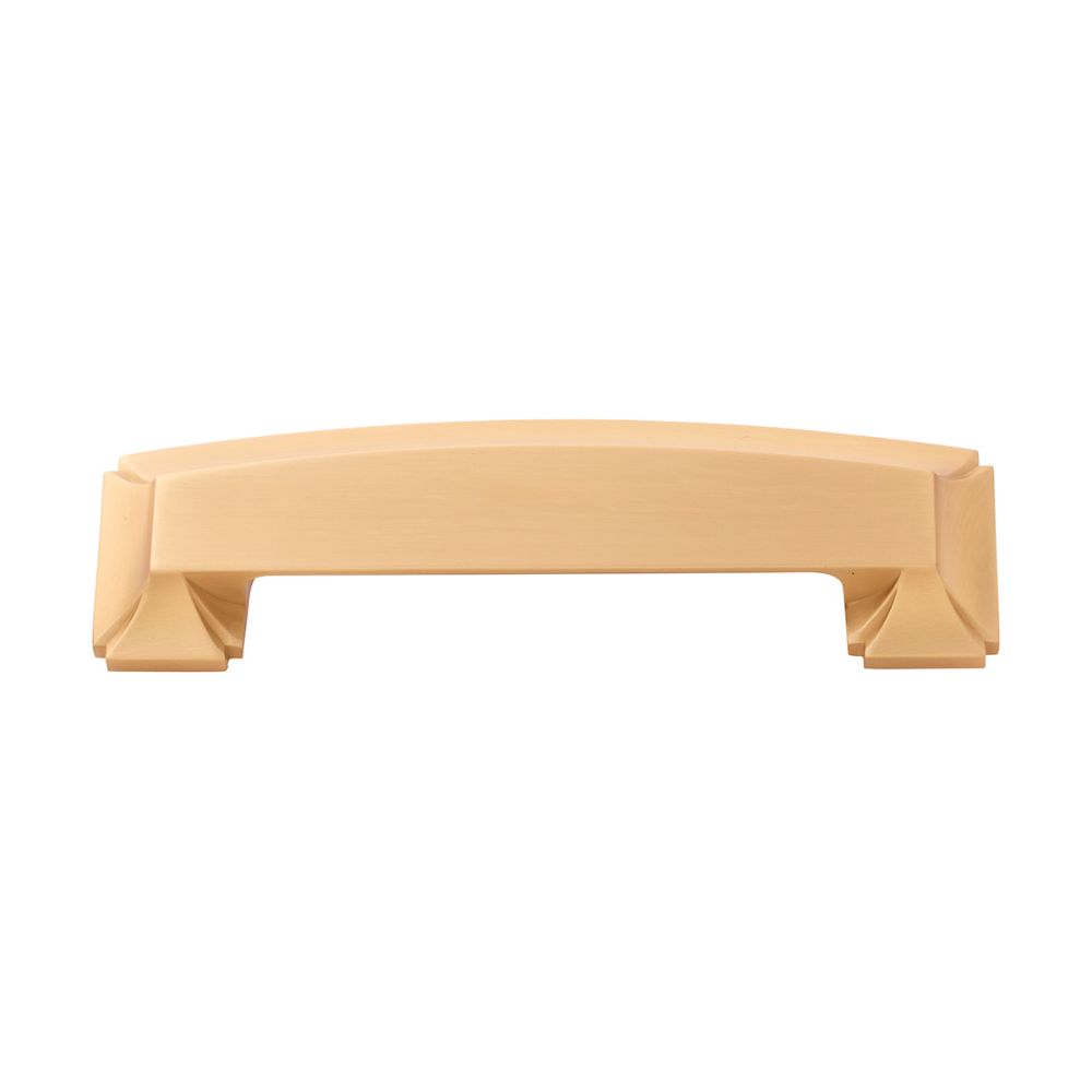 Hickory Hardware P3234-BGB Bridges Collection Cup Pull 3 Inch, 3-3/4 Inch (96mm) & 5-1/16 (128mm) Center to Center Brushed Golden Brass Finish